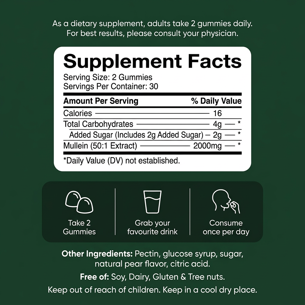 Vivura® Mullein Gummies